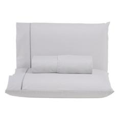 Imagem de Kit Jogo Lençol Ponto Palito Casal 3 Peças 300 Fios 100% Algodão - Nar