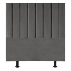 Imagem de Cabeceira Estofada Cama Box Solteiro 100 Cm Maria Linho - Black House