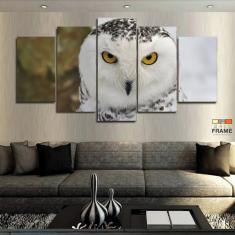 Imagem de Quadros Decorativos Coruja  63x130mt em Tecido