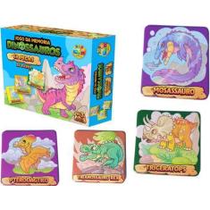 Imagem de Dinossauros Jogo Da Memoria Educativo Brinquedo Infantil - Ggb Brinque