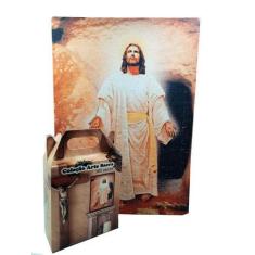 Imagem de Quebra-Cabeça Jesus Ressurreição 300 Peças Em Mdf - Coleção Tea & Amor