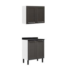 Imagem de Paneleiro Itatiaia em Aço Grafite 4 Portas Florença