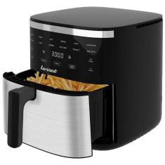 Imagem de Air Fryer 7L Com Controle De Temperatura,12 Funções Predefinidas E Cesto Antiaderente, 110V 1700W, Larinest Af06, Preta