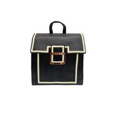 Imagem de Bolsa mochila mão e costas feminina elegante - chenson, Preto, M