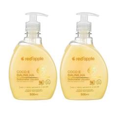 Imagem de Kit C2 Sabonete Líquido Mãos Coco Baunilha 500ml  Red Apple