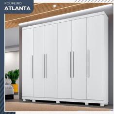 Imagem de Guarda Roupa Atlanta 6 Portas 6 Gavetas Em Mdp Benetil Móveis