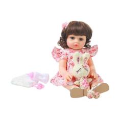 Imagem de Boneca Bebê Reborn Ruby Toma Água e Faz Xixi - Lullaby