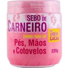 Imagem de Creme Hidratante Pé Mãos Rachadura Sebo De Carneiro com Ureia 220g