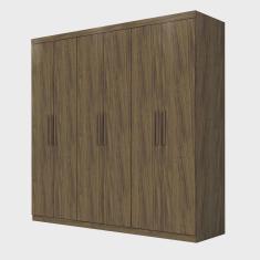 Imagem de Guarda-Roupa Casal Evidence Plus Nogal Zanzini 6 Portas 4 Gavetas