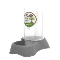 Imagem de Bebedouro Comedouro Automático Flex Gourmet 650ml Taupe - Plast Pet