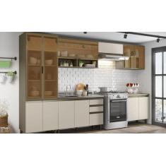 Imagem de Cozinha Modulada Conect Com 6 Peças Duna/Cristal - Henn