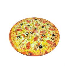 Imagem de Quebra-cabeça Redondo Pizza Em Mdf De 74 Peças