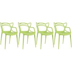 Imagem de KIT - 4 x Cadeiras Masters Allegra - Verde claro