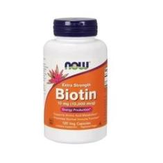 Imagem de Biotin 10 Mg (10,000 Mcg) 120 Caps. Now Foods