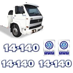 Imagem de Kit Adesivos 14-140 Emblemas Caminhão Mwm Volkswagen