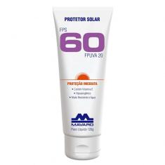 Imagem de Creme Protetor Solar Fator Fps 60 Bisnaga 120g Mavaro