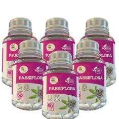 Imagem de Passiflora - 60 Caps 500Mg Kit Com - 6 Potes - Lider Vendas