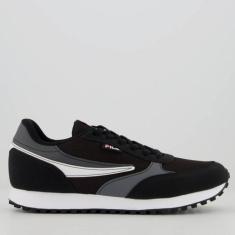 Imagem de Tênis Fila Renno Classic Cinza E Branco