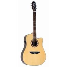 Imagem de Violao Aço Eletrico Strinberg Dublin De50sc N Natural