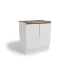 Imagem de Balcão De Cozinha Modulado Maxxi G744 P/Cooktop 2 Portas C/Tampo 80cm