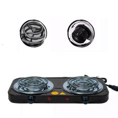 Imagem de Fogao Eletrico Portatil Relinx 2 Bocas Cooktop 2000w 127v - Preto