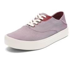 Imagem de OLUKAI Tradewind Tênis masculino para uso diário, lona leve e design clássico com cadarço, conforto e suporte o dia todo, Lava vermelha/lava vermelha, 41