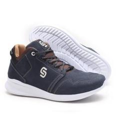Imagem de Tênis Masculino Adventure US Conforto Couro Fly Cor Extra Navy-Masculino
