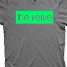 Imagem de Camiseta The Verve Chumbo e Verde em Silk 100% Algodão