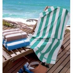 Imagem de Kit 10 Toalhas Banho Para Praia Piscina - Bege - Lufamar