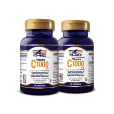 Imagem de Vitamina C 1000 Mg Vitgold Kit 2X 100 Comprimidos