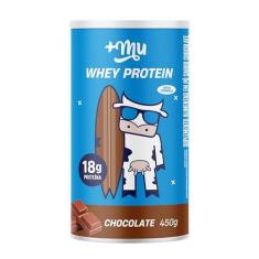 Imagem de +Mu Pote Whey Concentrado Sabor Chocolate 18g Proteína - 450g