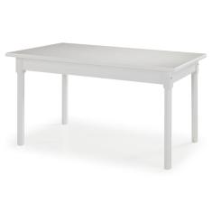 Imagem de Mesa Retangular 6 Lugares Em Madeira Maciça Mv Outlet Branco