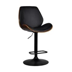 Imagem de Banqueta De Cozinha Verona Preta Base Preta Rivatti