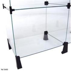 Imagem de Balcão de Atendimento Modulado em Vidro - 0,80 x 1,10 x 0,30