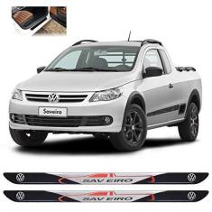 Imagem de Soleira Porta Vw Saveiro 1983 a 2020 Resinado Sr01037