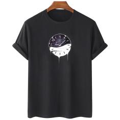 Imagem de Camiseta feminina algodao Relogio Galactico Universo Espaço