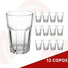 Imagem de Copo De Vidro 350ml Vitaminas Sucos Ou Smoothies 12 Unidades - Pratica