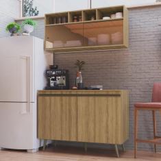 Imagem de Cozinha Compacta 2 Peças 4 Portas 4 Nichos One Gralar