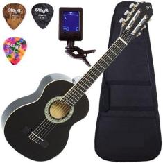 Imagem de Kit Violão Infantil Nylon 1/4 Capa + Afinador 24 Hrs - Giannini