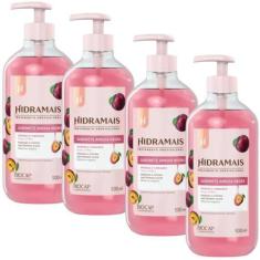 Imagem de Kit 4 Sabonete Gel Ameixa Negra Intensa E Vibrante 500 Ml Hidramais