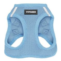 Imagem de Best Pet Supplies Peitoral Para Cães Voyager Step-In Air – Colete De Malha Para Todos Os Climas Para Cães E Gatos Pequenos E Médios Da – Arnês (Azul Bebê) P (Peito: 36 8 – 40 6 Cm)