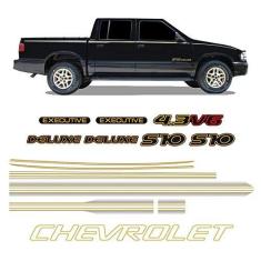 Imagem de Kit Faixas Adesivos S10 1999/2000 Executive Cabine Dupla
