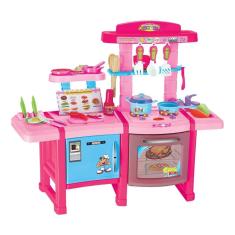 Cozinha Infantil Brinquedo Kit Criança Completa Fogão Menina