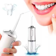Imagem de Jato Irrigador Eletrico Limpador Oral Bucal Dental Gengiva - GENZO