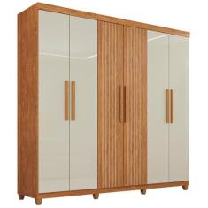 Imagem de Guarda-roupa de Casal 100% Mdf 6 Portas 2 Gavetas Portugal Frison
