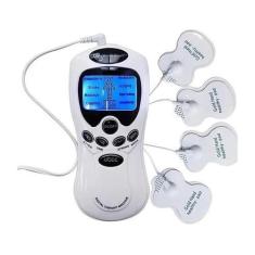 Imagem de Aparelho Massageador Portátil 4 Eletrodos Eletroestimulador Fisioterap