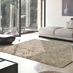 Imagem de Tapete para Sala Luxo Confort Peludo Retangular Bege Divina 055x100cm