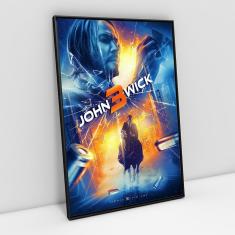 Imagem de Quadro decorativo poster John wick 3 filme capa