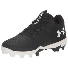 Imagem de Under Armour Tênis de softbol feminino Glyde 2.0 Rm, (001) Preto/Preto/Branco, 38