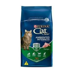 Imagem de Ração Nestlé Purina Cat Chow Para Gatos Ambientes Internos Sabor Frang